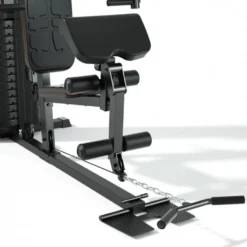 Station de musculation complète pour Home-Gym avec colonne de poids 90 kg