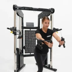 Station de musculation Functionnal Trainer Force USA à doubles poulies vis à vis réglables de 60 kg