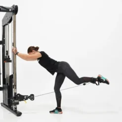Station de musculation Functionnal Trainer Force USA à doubles poulies vis à vis réglables de 60 kg