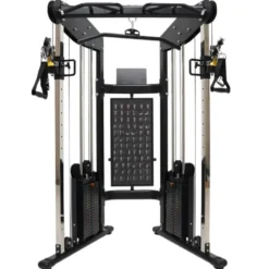 Station de musculation Functionnal Trainer Force USA à doubles poulies vis à vis réglables de 60 kg