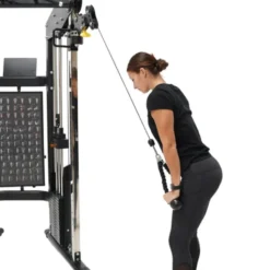 Station de musculation Functionnal Trainer Force USA à doubles poulies vis à vis réglables de 60 kg