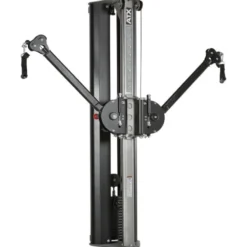 Station de musculation multifonctionnelle ATX avec double poulie et colonne de poids - Fixation murale