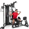 Station de musculation multifonctions avec presse pour les jambes - Home gym Autark 6800