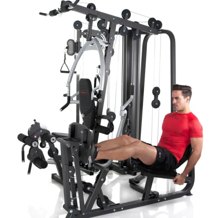 Station de musculation multifonctions avec presse pour les jambes - Home gym Autark 6800