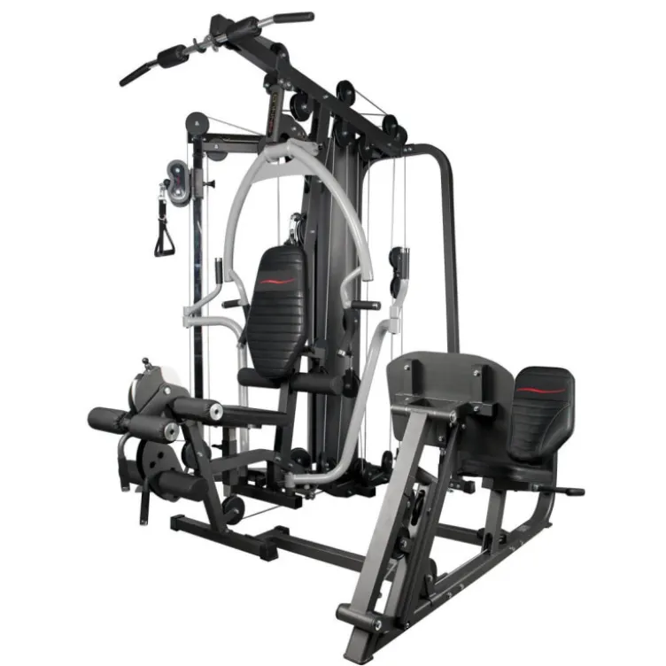 Station de musculation multifonctions avec presse pour les jambes - Home gym Autark 6800