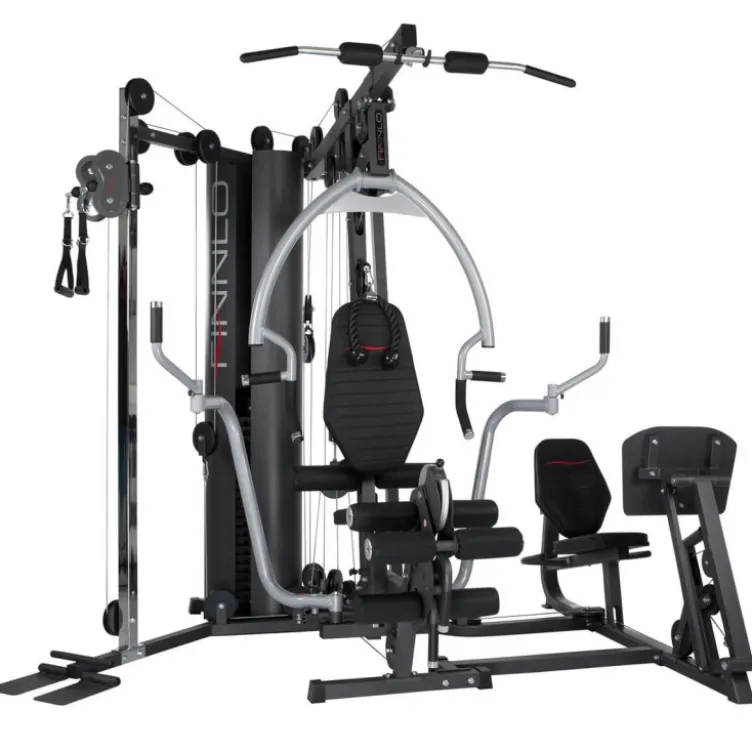 Station de musculation multifonctions avec presse pour les jambes - Home gym Autark 6800