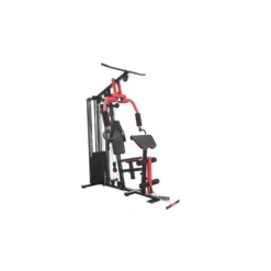 Station de musculation multi-fonctions pour home-gym avec colonne de 65 kg de poids