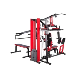 Station de musculation multipostes pour Home gym - Bras leviers et presse à cuisses