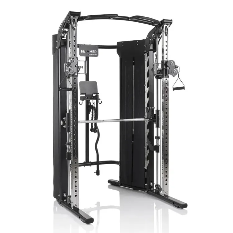 Station de musculation polyvalente avec double colonne de poids de 80 kg - Autark FT3