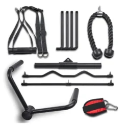 Station de musculation polyvalente Autark Hammer avec barre guidée et accessoires - Barre de traction multi-grip