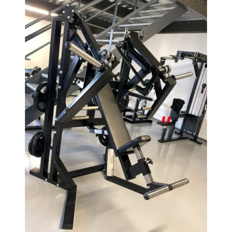 Station de musculation 2 postes en 1 Shoulder Press et Chest Press à charges libres avec siège inclinable