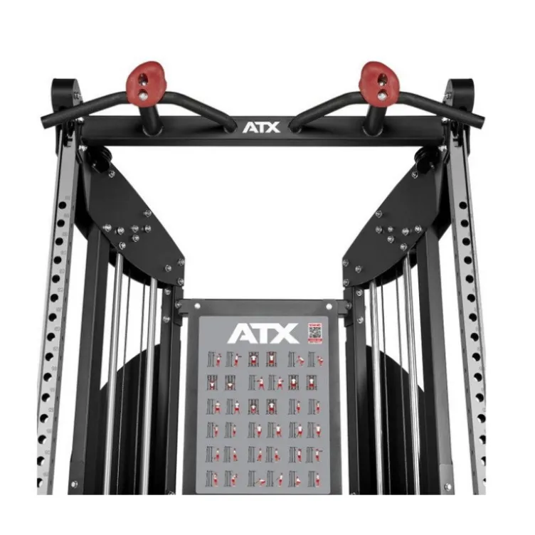 Station de musculation à poulie vis à vis double 2 x 90 kg ATX