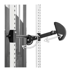 Station de musculation à poulie vis à vis double 2 x 90 kg ATX