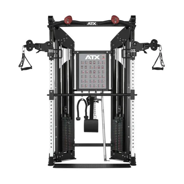 Station de musculation à poulie vis à vis double 2 x 90 kg ATX