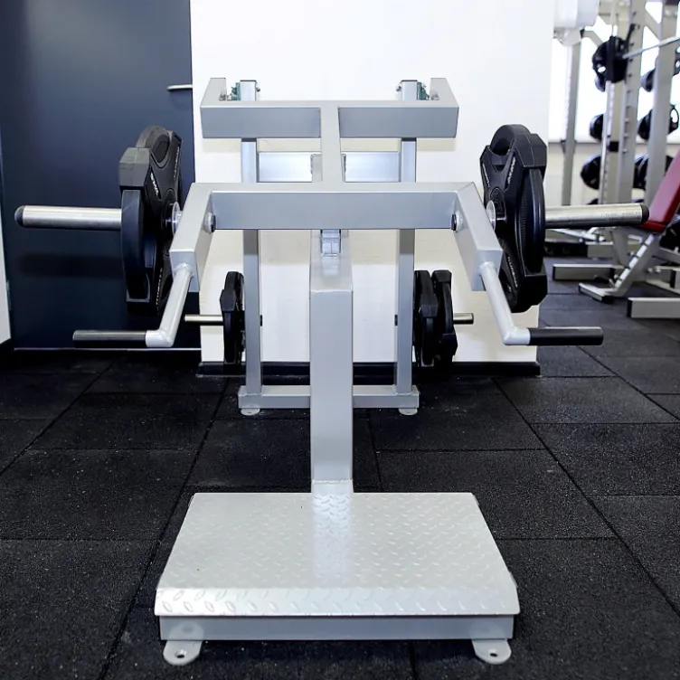 Station de musculation pour les trapèzes à charge libre - Machine Shrug haute résistance pour disques olympiques