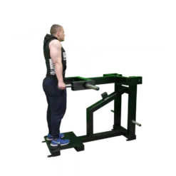 Station de musculation pour les trapèzes à charge libre - Machine Shrug haute résistance pour disques olympiques