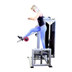Station de musculation professionnelle pour extension de hanche à charge guidée - Hip Extension avec colonne de poids