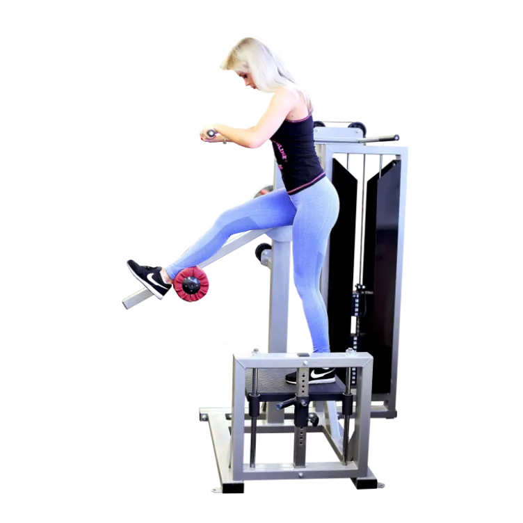 Station de musculation professionnelle pour extension de hanche à charge guidée - Hip Extension avec colonne de poids