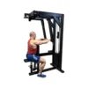 Station de musculation professionnelle Pec Fly convergente pour les Pectoraux Deltoïdes Arrières - Colonne de poids