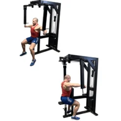 Station de musculation professionnelle Pec Fly convergente pour les Pectoraux Deltoïdes Arrières - Colonne de poids
