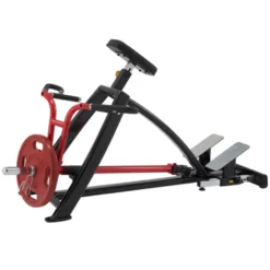 Station de musculation rowing dorsaux debout à charges libres pour espace sportif public