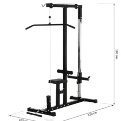 Station de musculation semi-professionnelle à poulie haute et basse pour homegym