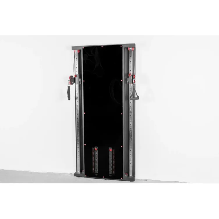 Station de musculation Slim Cross Over avec doubles poulies ajustables de 50 kg