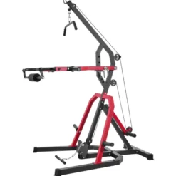 Station de musculation Triplex avec bras de levier et système de tirage haut et bas pour home gym