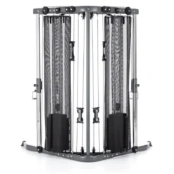 Station de musculation vis à vis à double colonne de poids - Cross trainer home gym