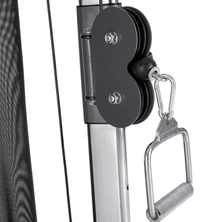 Station de musculation vis à vis à double colonne de poids - Cross trainer home gym