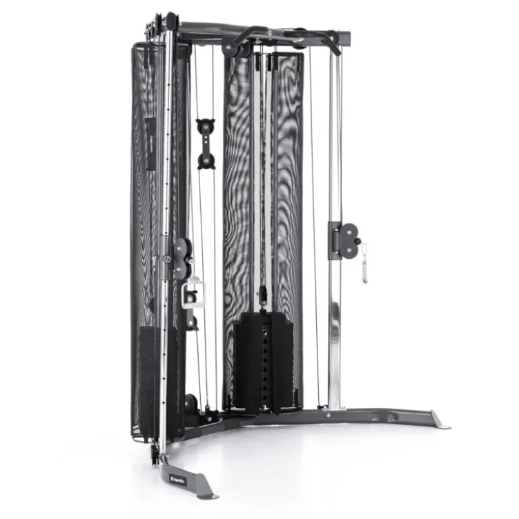 Station de musculation vis à vis à double colonne de poids - Cross trainer home gym