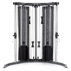 Station de musculation vis à vis à double colonne de poids - Cross trainer home gym