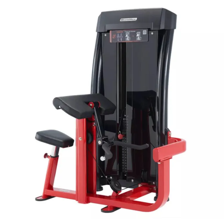 Station d'entraînement biceps curl machine à charge automatique