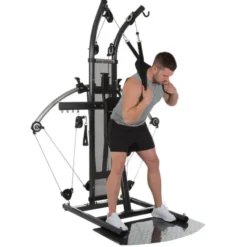 Station d'entraînement multi-fonction avec technologie TNT et set d'accessoires de musculation - Bio Force Extreme Sixpack Plus
