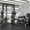 Station de tirage à charge guidée 125 kg compatible avec smith machine ATX série 700