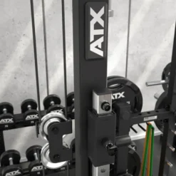 Station de tirage à charge guidée 125 kg compatible avec smith machine ATX série 700