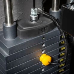 Station de tirage double ATX avec colonne de poids de 115 kg - Capacité 160 kg