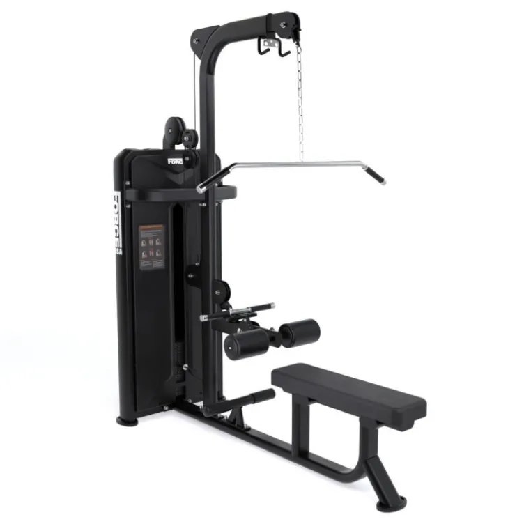 Station de tirage 2 en 1 Force USA - Lat pull down machine combo rowing assis à charge guidée 120 kg