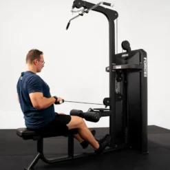 Station de tirage 2 en 1 Force USA - Lat pull down machine combo rowing assis à charge guidée 120 kg