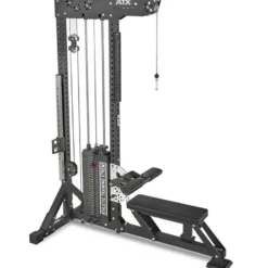 Station de tirage à poulie ATX ultra polyvalente 3 en 1 pour lat pulldown et rowing avec colonne de poids 135 kg - Trinity Tower