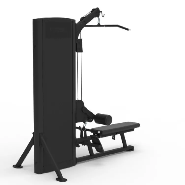 Station de tirage professionnelle avec poulie haute et basse - Lat pulldown dual rowing machine Force USA Ridge Series F-R-LPSR