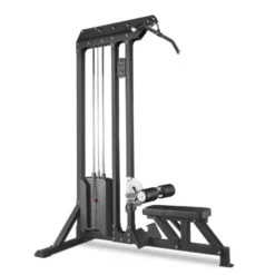 Station de tirage pull tower à charge guidée 95 kg avec 3 poignées et siège réglable