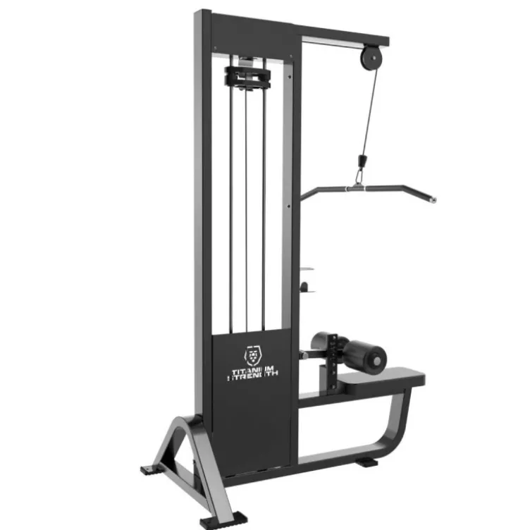 Station de tirage Titanium Strength Élite Series RX à colonne de poids de 142 kg - ELRX-S24 avec barre de tirage incluse