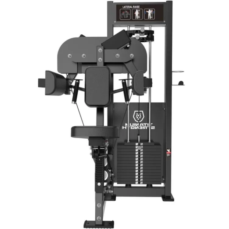 Station d’élévations latérales Titanium Strength Elite series RX pour un entraînement précis des deltoïdes moyens - ELRX-S26