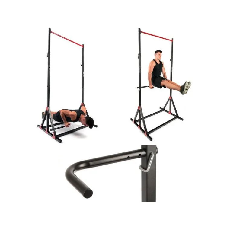 Station fixe de musculation Tractions et Dips ajustable pour Home gym
