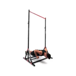 Station fixe de musculation Tractions et Dips ajustable pour Home gym