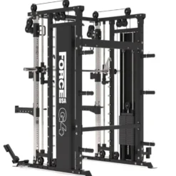 Station Force USA G4 All-In-One Trainer - Rack à squat avec Smith Machine et Double Poulie de 77 kg