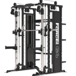 Station Force USA G4 All-In-One Trainer - Rack à squat avec Smith Machine et Double Poulie de 77 kg