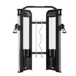 Station Functional Trainer Double Poulies Réglables et Colonne de poids 2 x 100 kg- Elite Series Titanium Strength