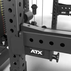Station Hardcore Power rack ATX avec système à poulie double et colonne de poids 125 kg - Série 700
